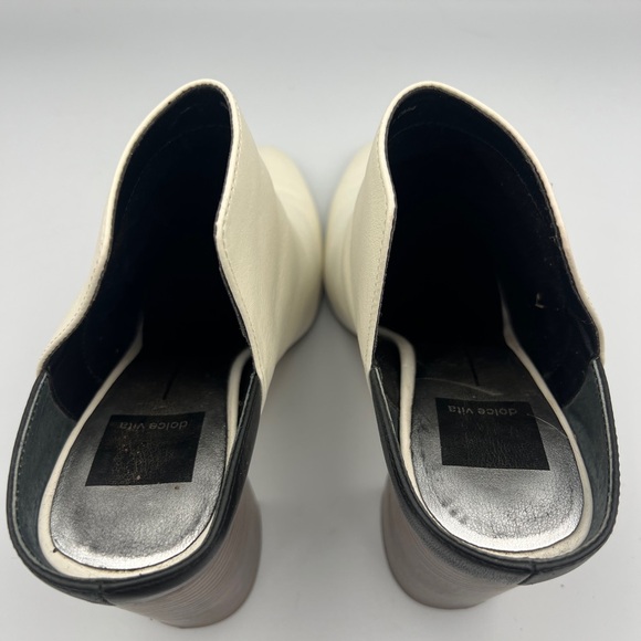 DOLCE VITA Leather Slip On Mule Women’s Size 7.5 Off White - Picture 6 of 14